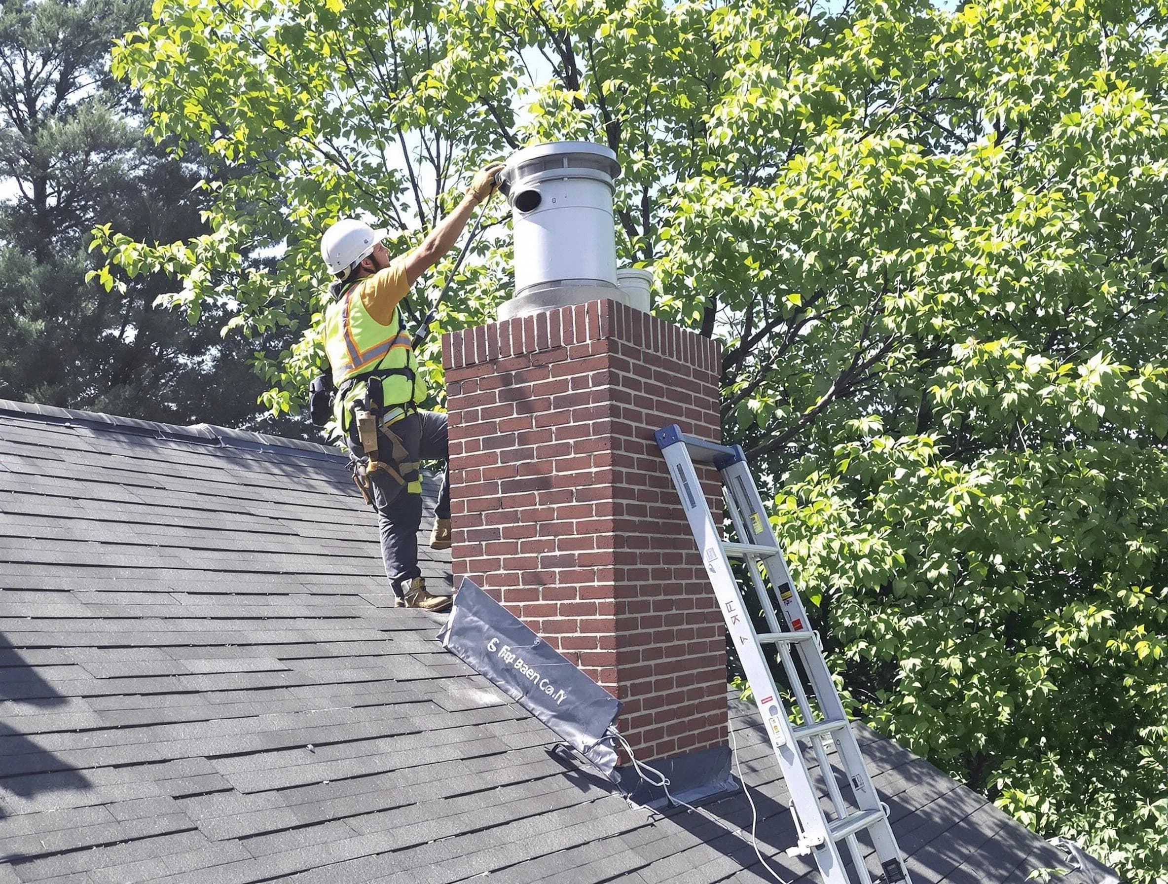 Chimney liner inspection by Wakefield Chimney Sweep in Wakefield, MA