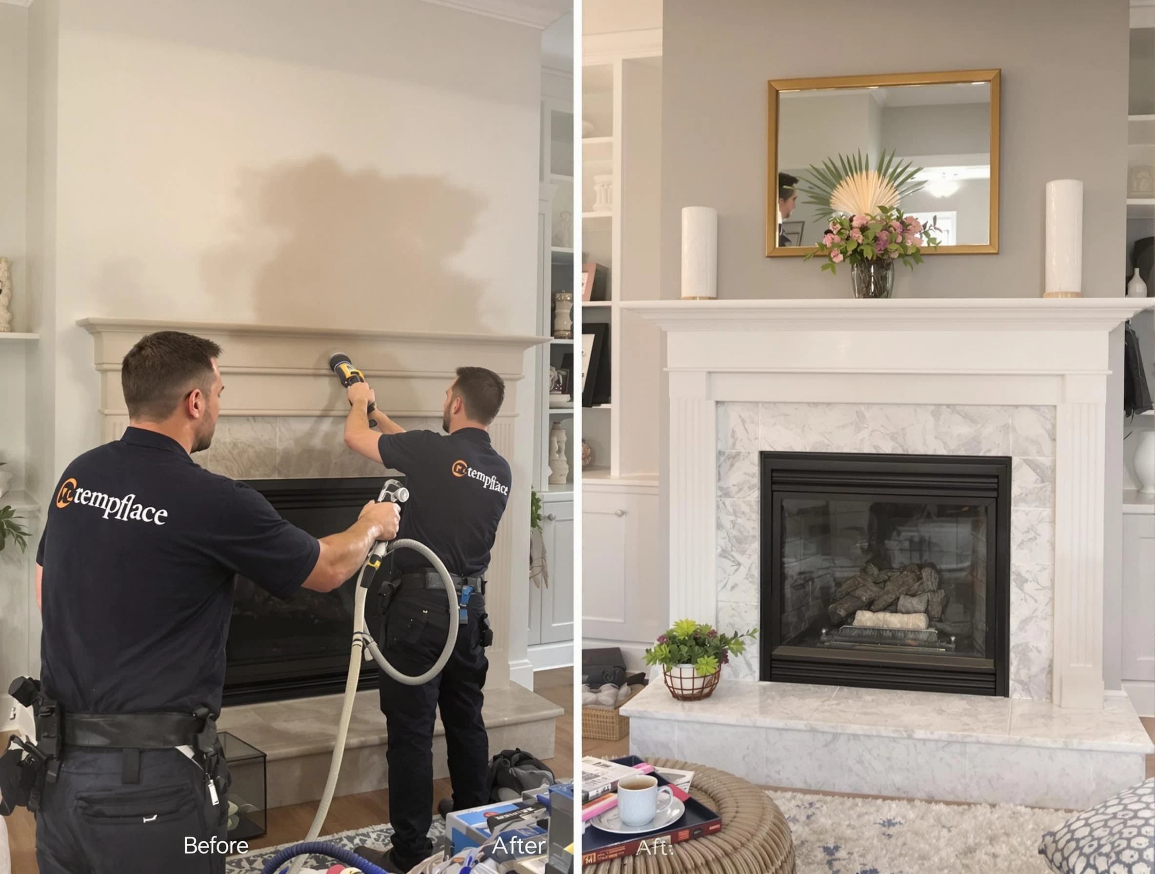 Professional soot removal by Wakefield Chimney Sweep team in Wakefield, MA