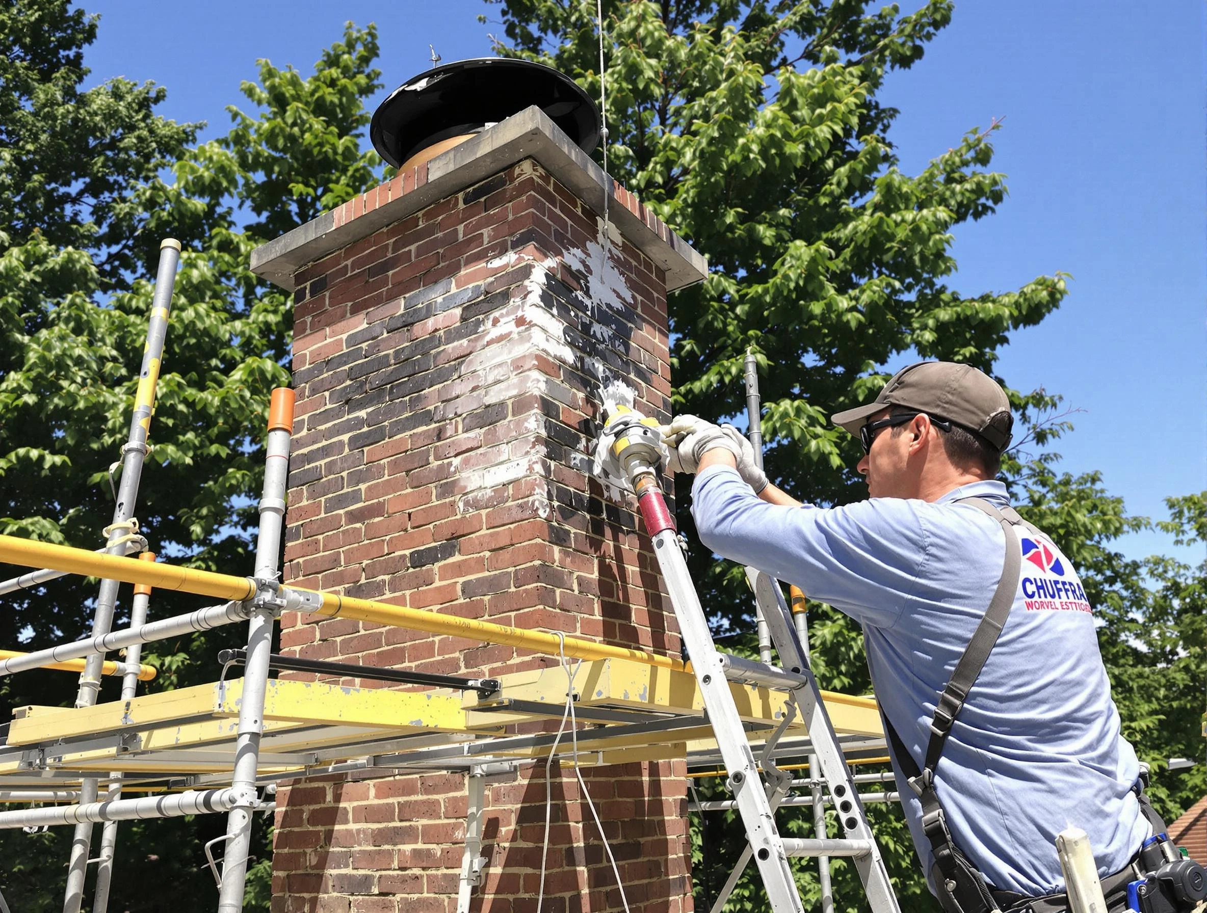 Structural chimney repair by Wakefield Chimney Sweep in Wakefield, MA
