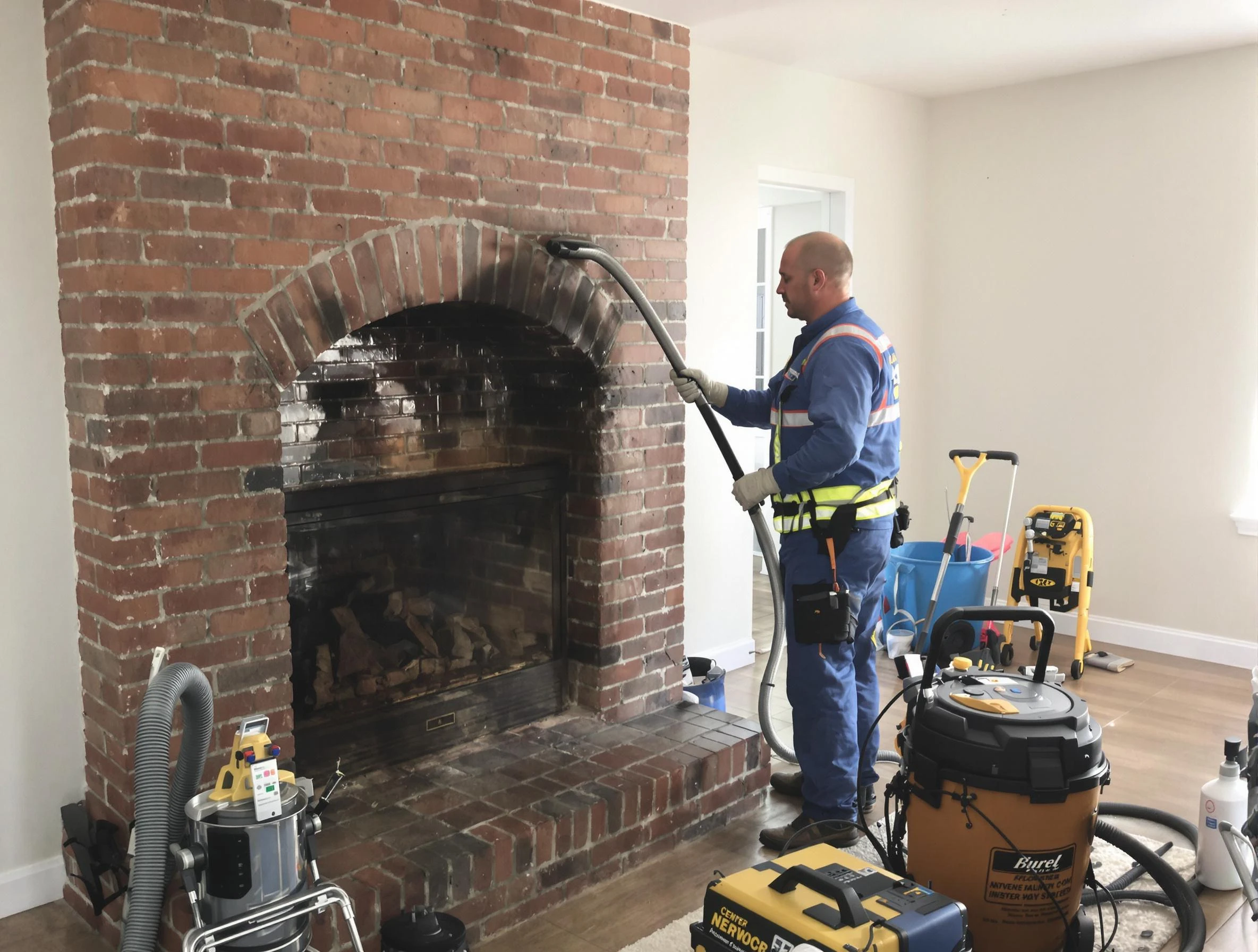 Wakefield Chimney Sweep expert performing detailed chimney sweep in Wakefield, MA
