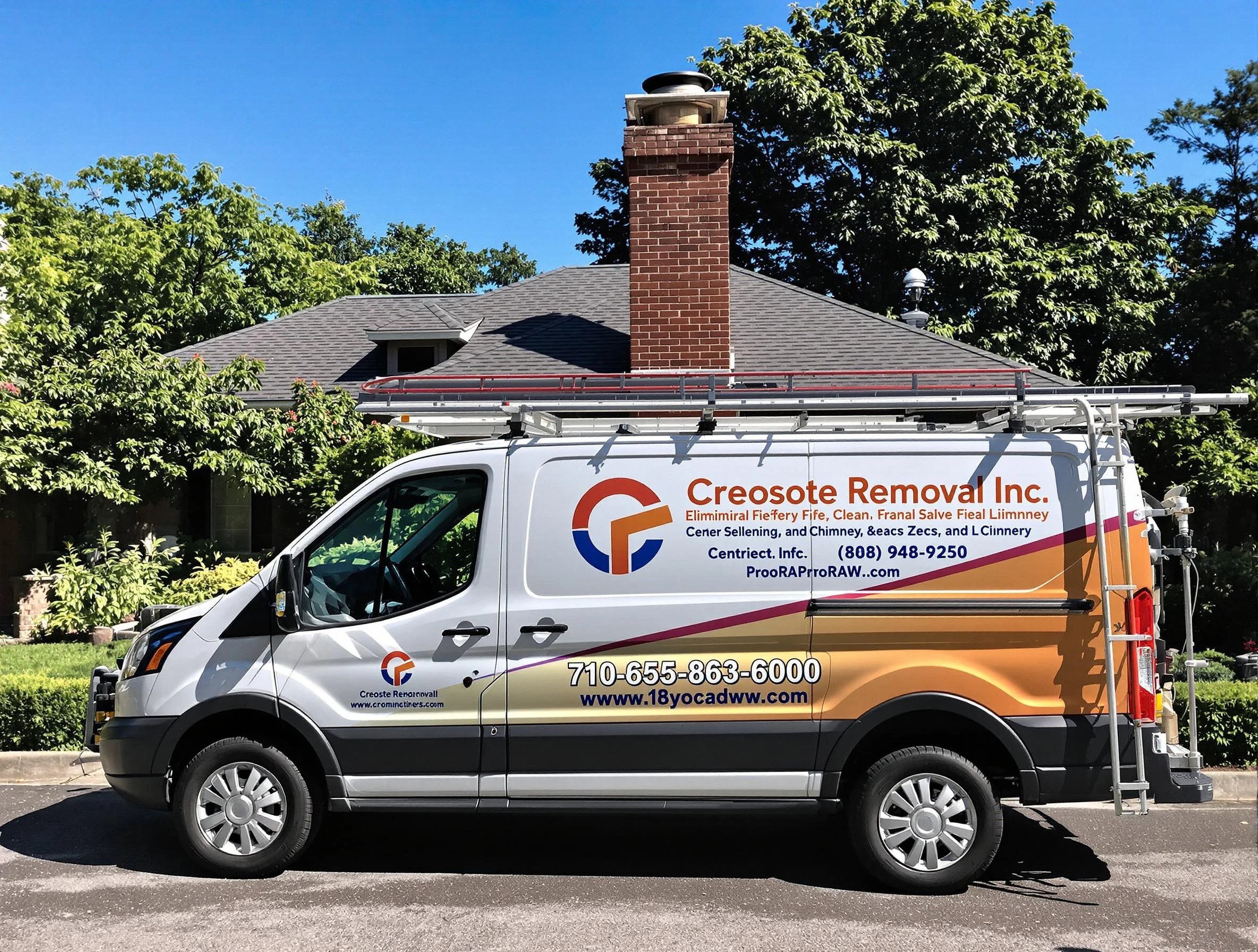 Wakefield Chimney Sweep technician removing creosote safely in Wakefield, MA